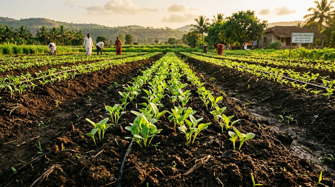 Rich fertile organic agricultural soil SvermiGold